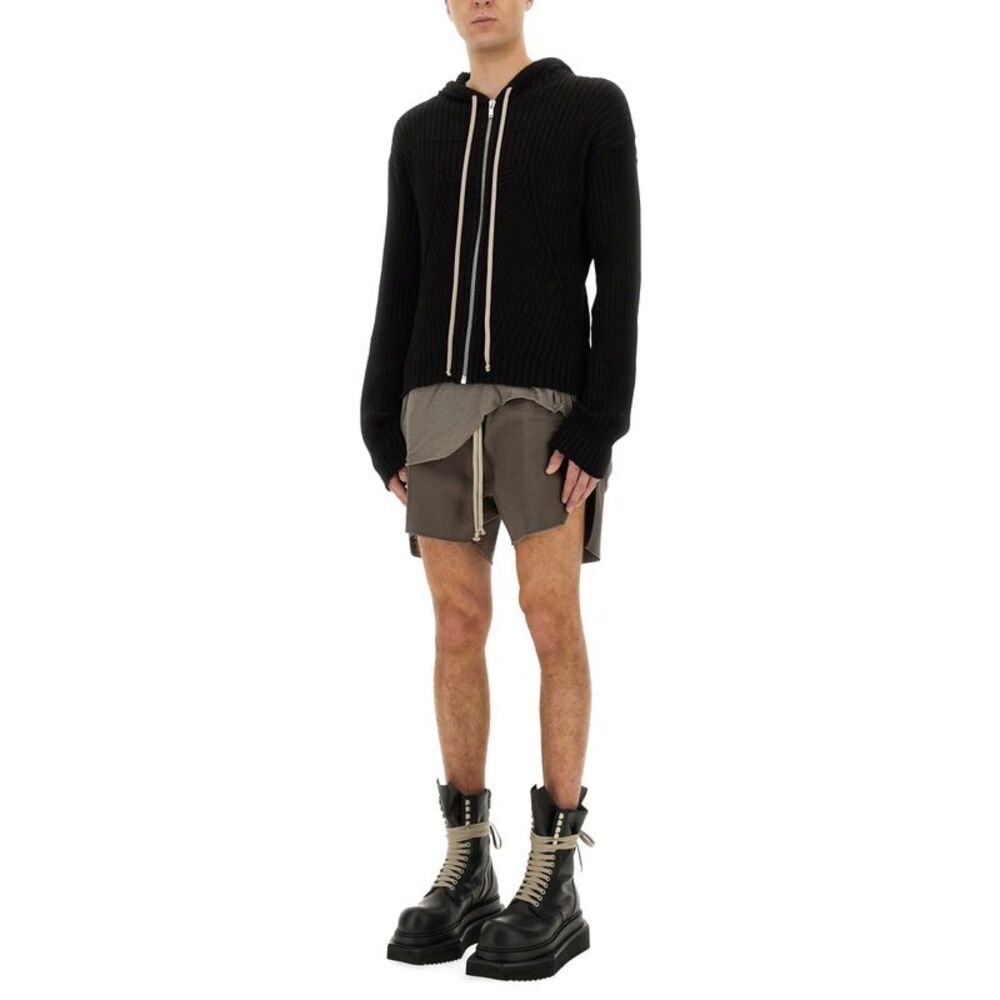 Rick Owens Men Zipper Hoodie - Picture 2 of 4